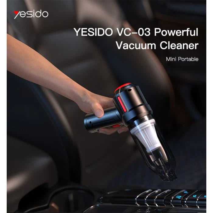 VC03 Vacuum Cleaner Powerful Portable Cleaning for Your Car | مكنسة سيارة قوية ومحمولة من هوكو